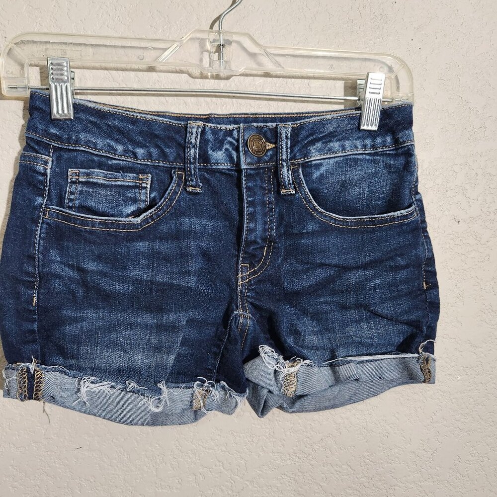 So Shorts Womens Size 0 Shortie Distressed Denim Jean